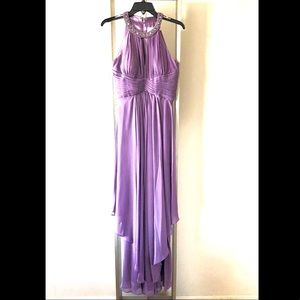 Eliza J Embellished Chiffon Gown